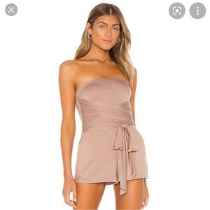 Lovers + Friends sunshine wrap romper